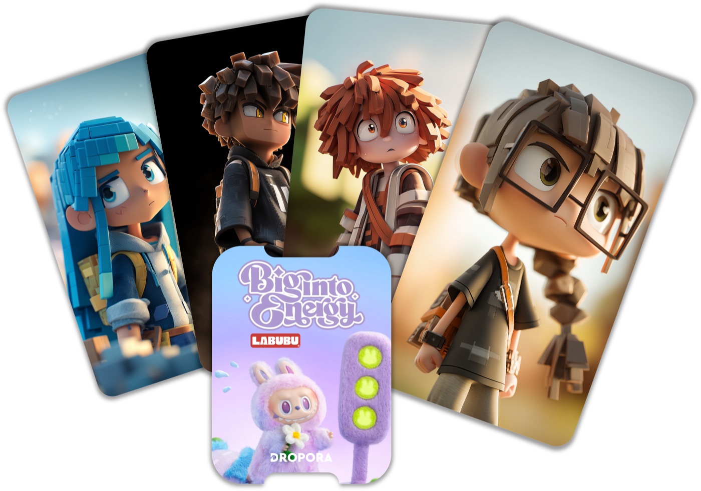 Cartes de personnages Dropora