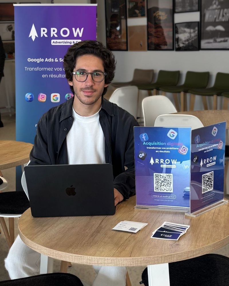Benjamin Elkouby, fondateur d'Arrow Advertising